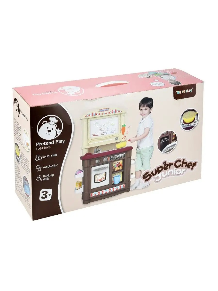 Игрушечная кухня Altacto с аксессуарами: 36 шт. - фото 3