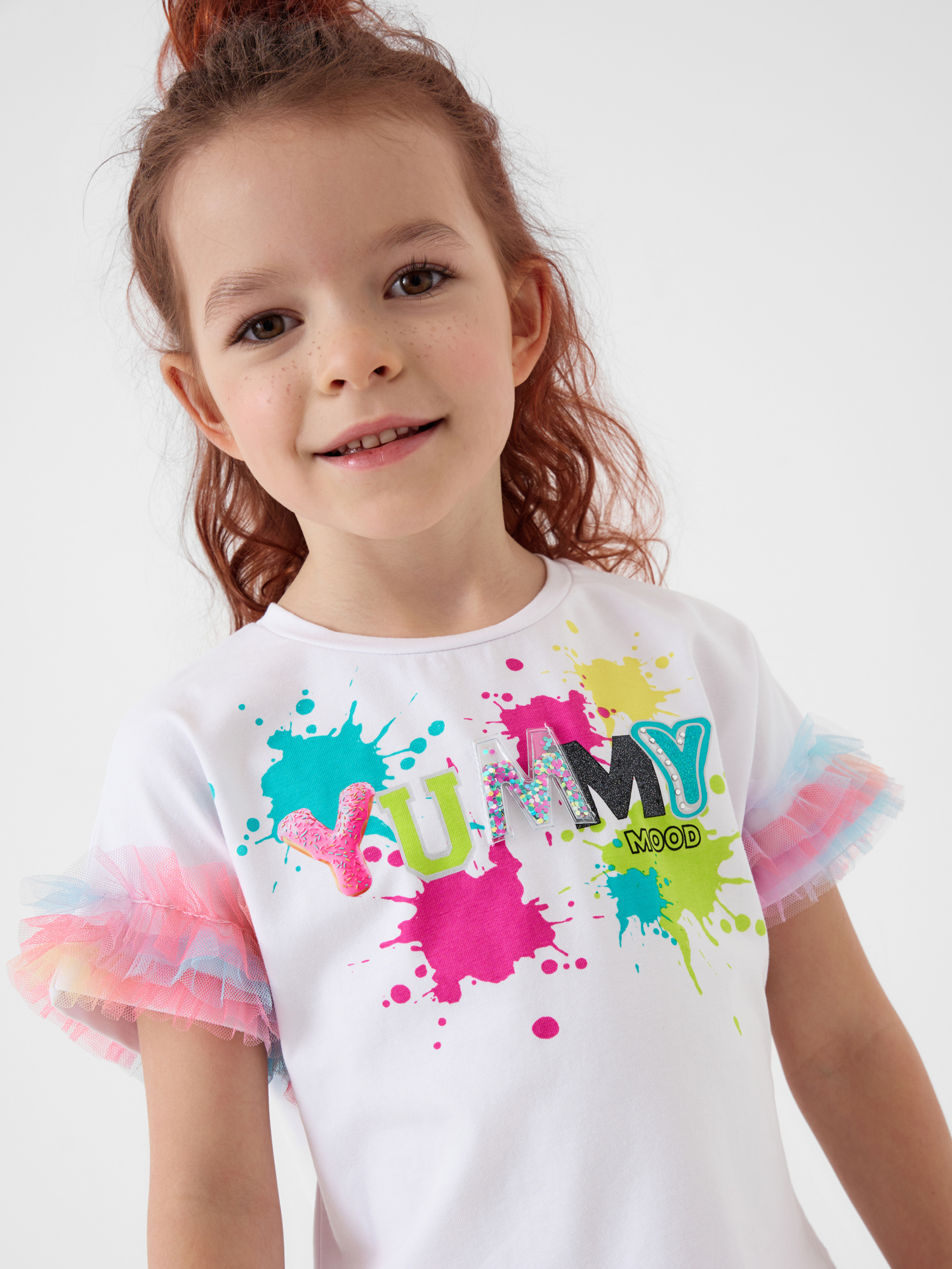 Футболка и юбка-шорты PlayToday 12622419 - фото 2