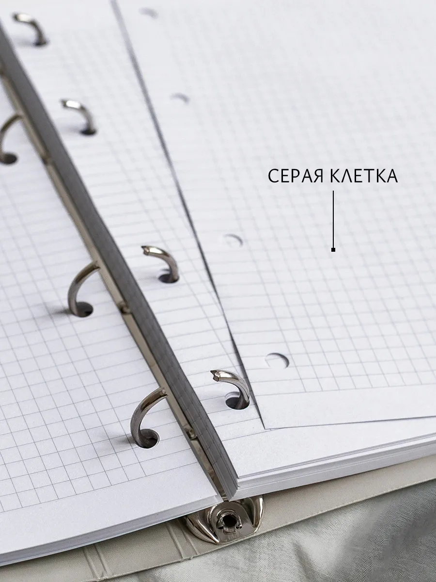 Тетрадь со сменным блоком LOREX клетка 120 лист. 1 шт. - фото 3