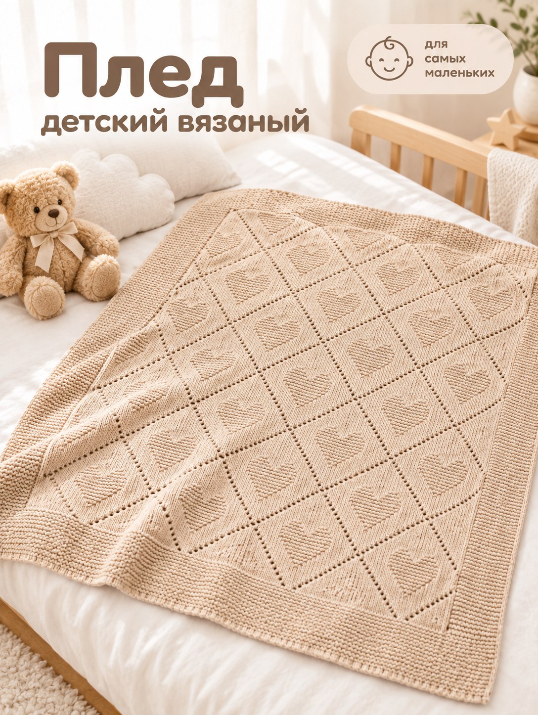 Плед SV OYA детский 100 x 100 см - фото 2