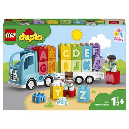 Конструктор LEGO DUPLO Грузовик Алфавит блочный