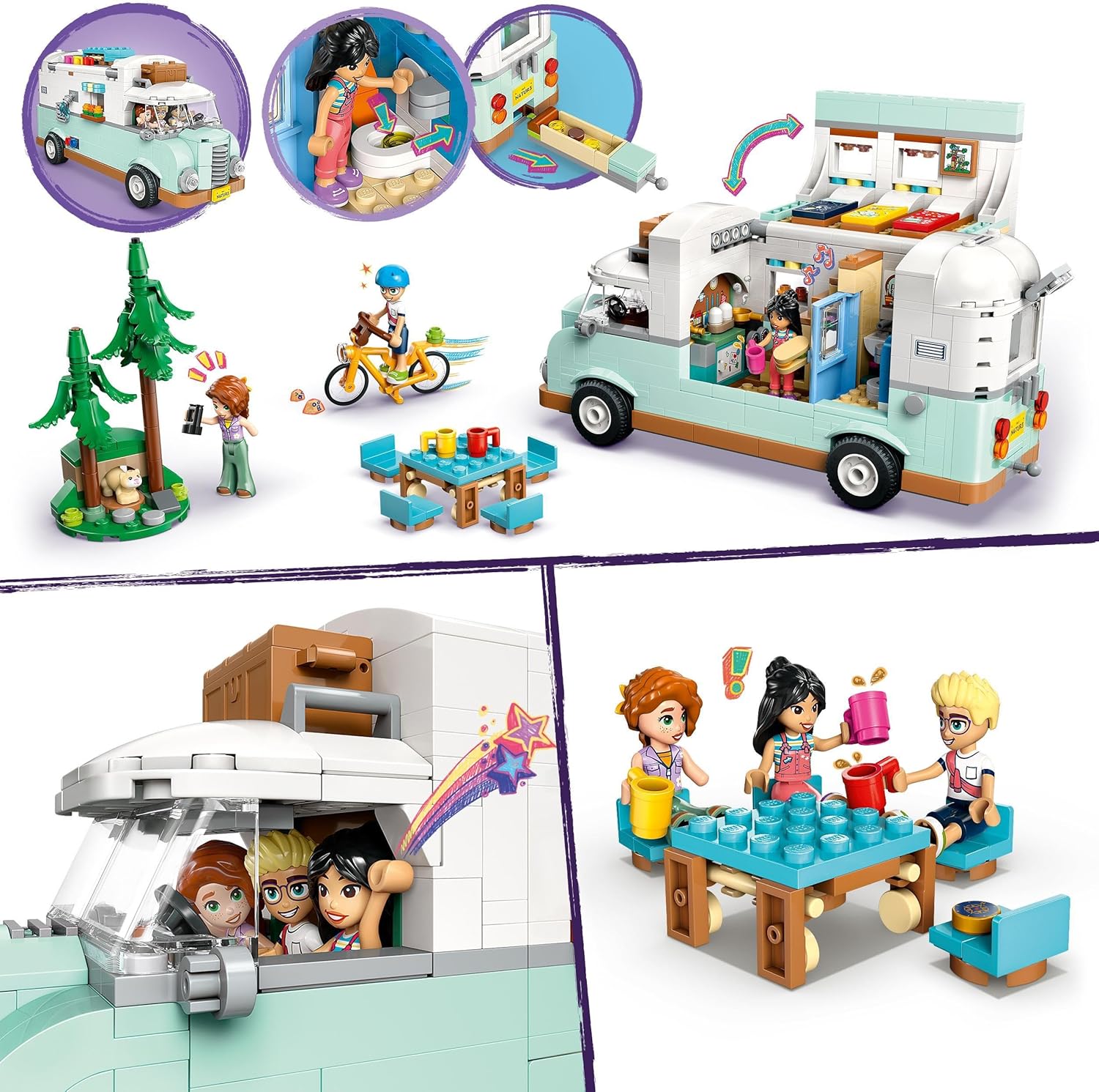 Конструктор LEGO Friends Приключение в фургоне 778 дет. - фото 3