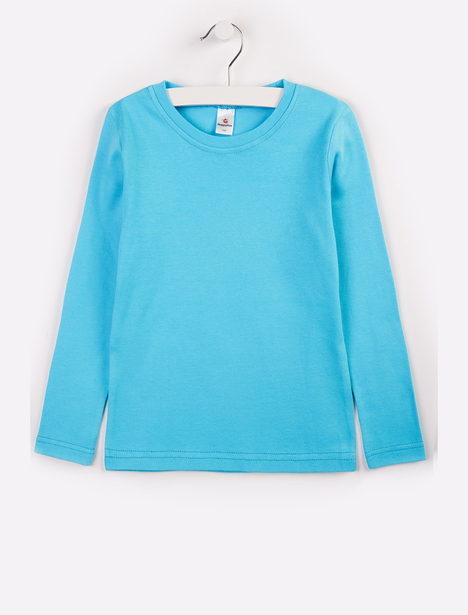 Лонгслив HappyFox HF5502бирюза - фото 4