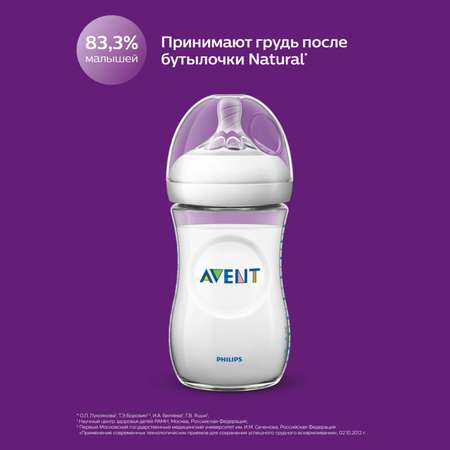 Бутылочка Philips Avent Natural 125 мл 2 шт.