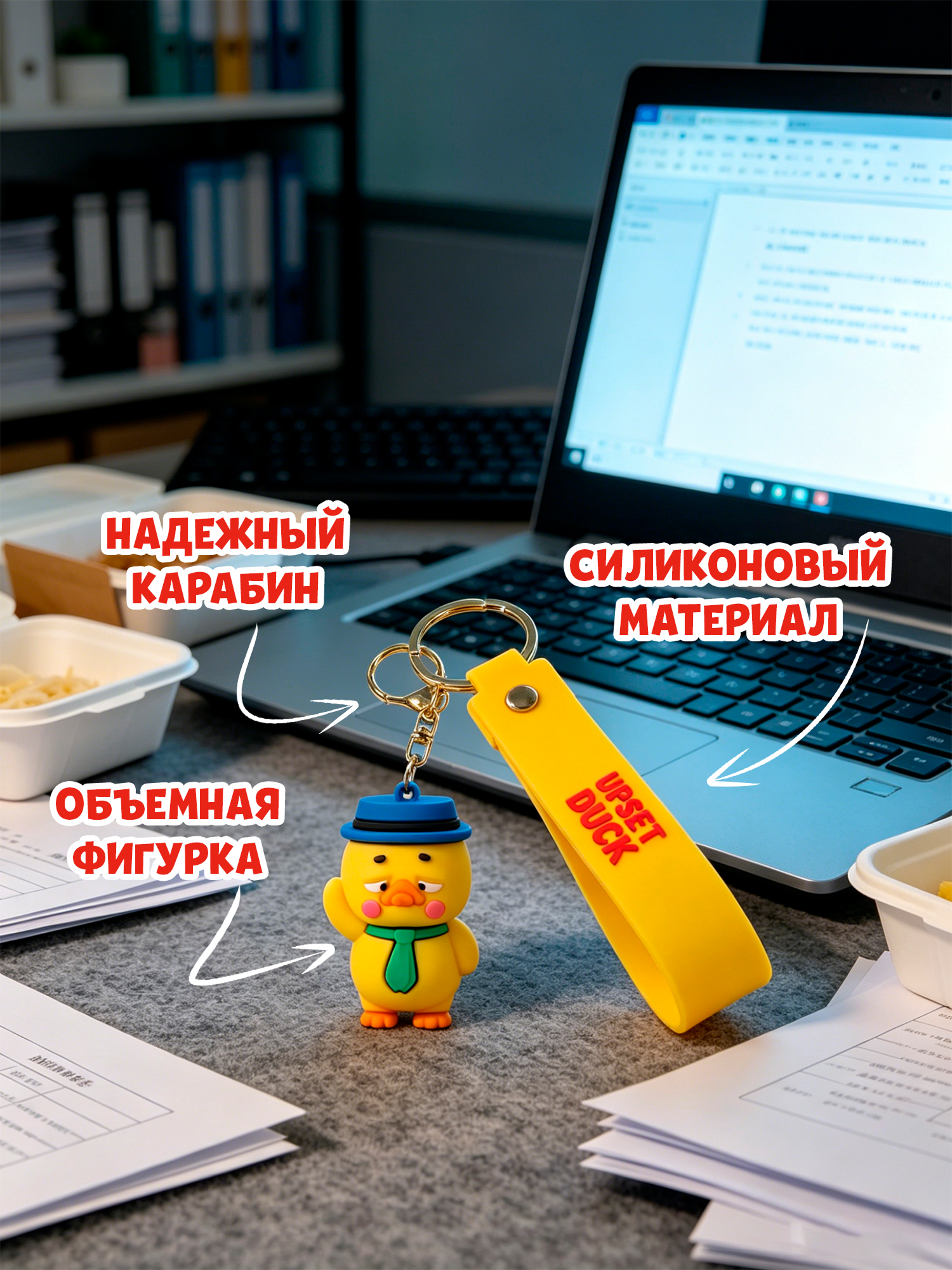 Брелок Upset Duck - фото 3