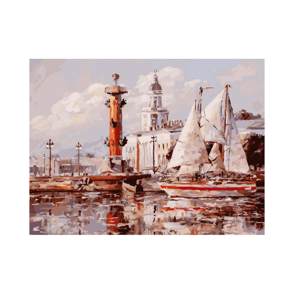 Картина по номерам Белоснежка Санкт-Петербург Кунсткамера - фото 1