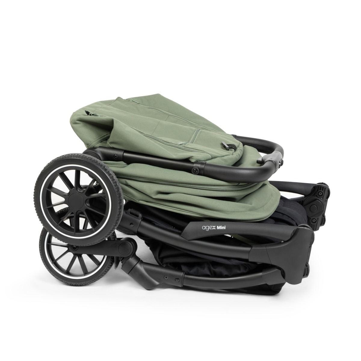 Коляска прогулочная agex Mini LX Green зеленый - фото 8