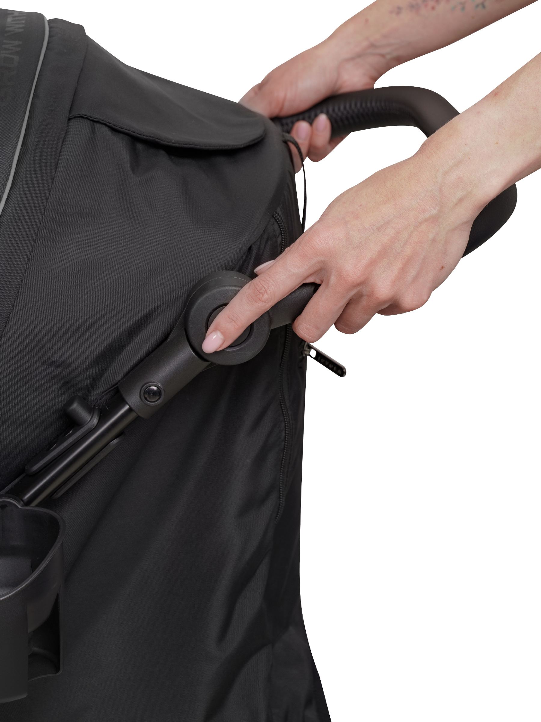 Коляска прогулочная JOVOLA Selena SL, всесезонная черный - фото 30