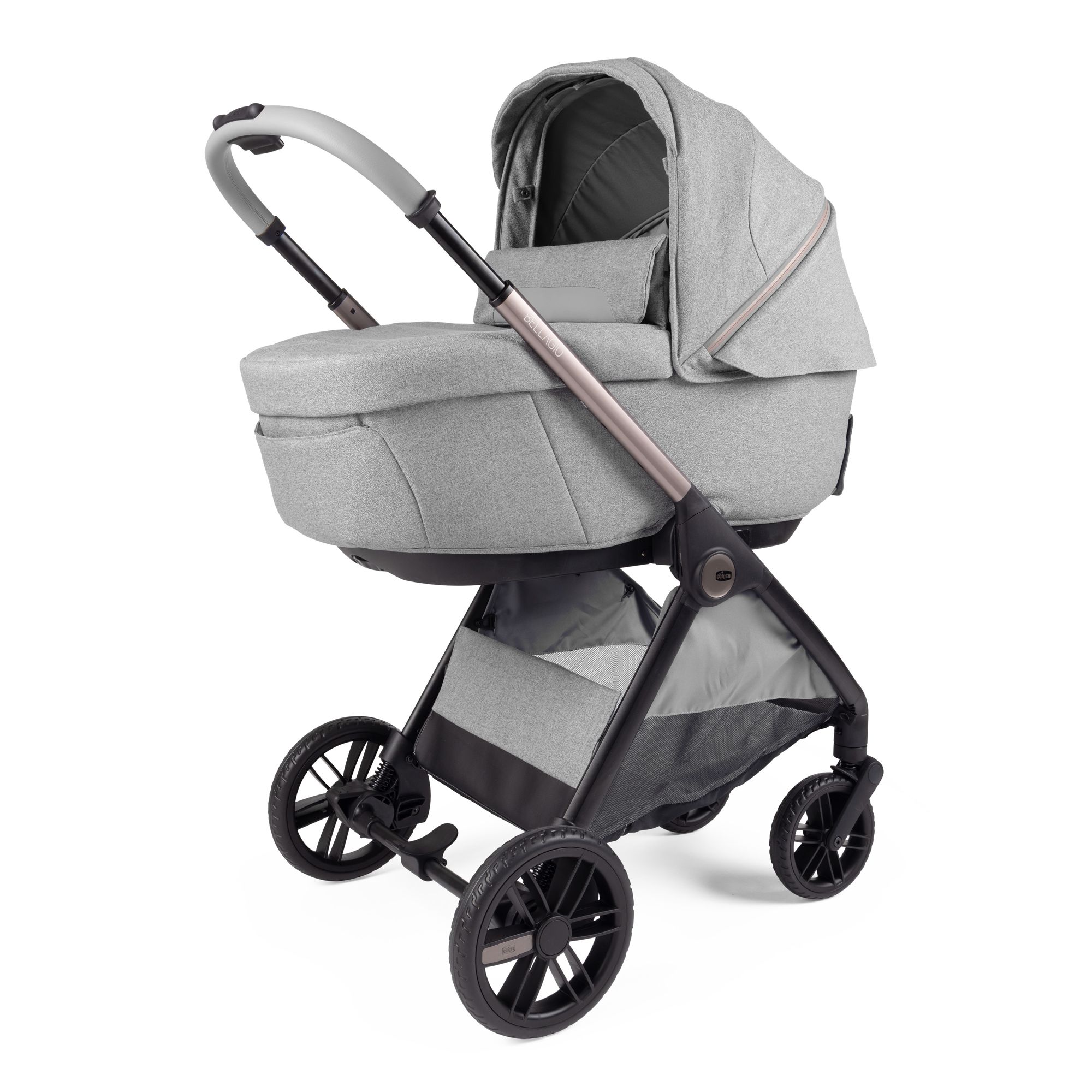 Коляска прогулочная Chicco серый - фото 16