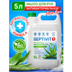 Мыло жидкое SEPTIVIT Алоэ 5250 г 5000 мл