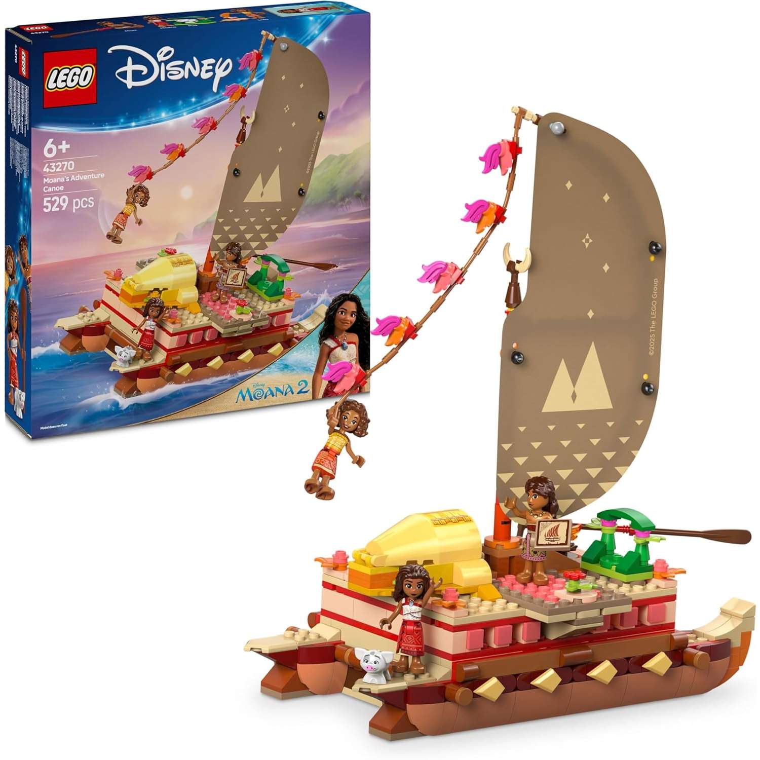 Конструктор LEGO Disney Princess Приключение Моаны блочный - фото 1