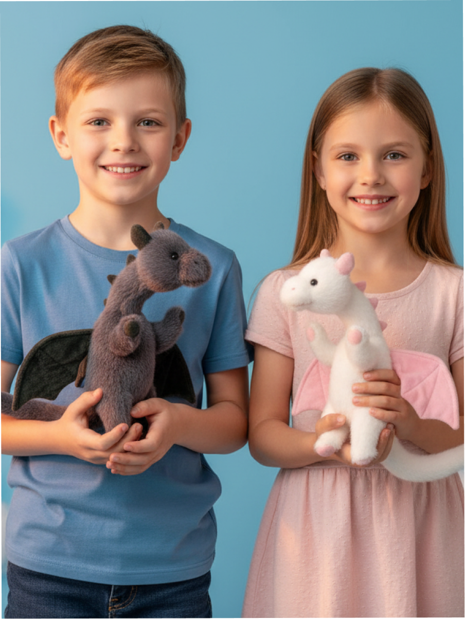 Мягкая игрушка Balori Дракон - фото 4