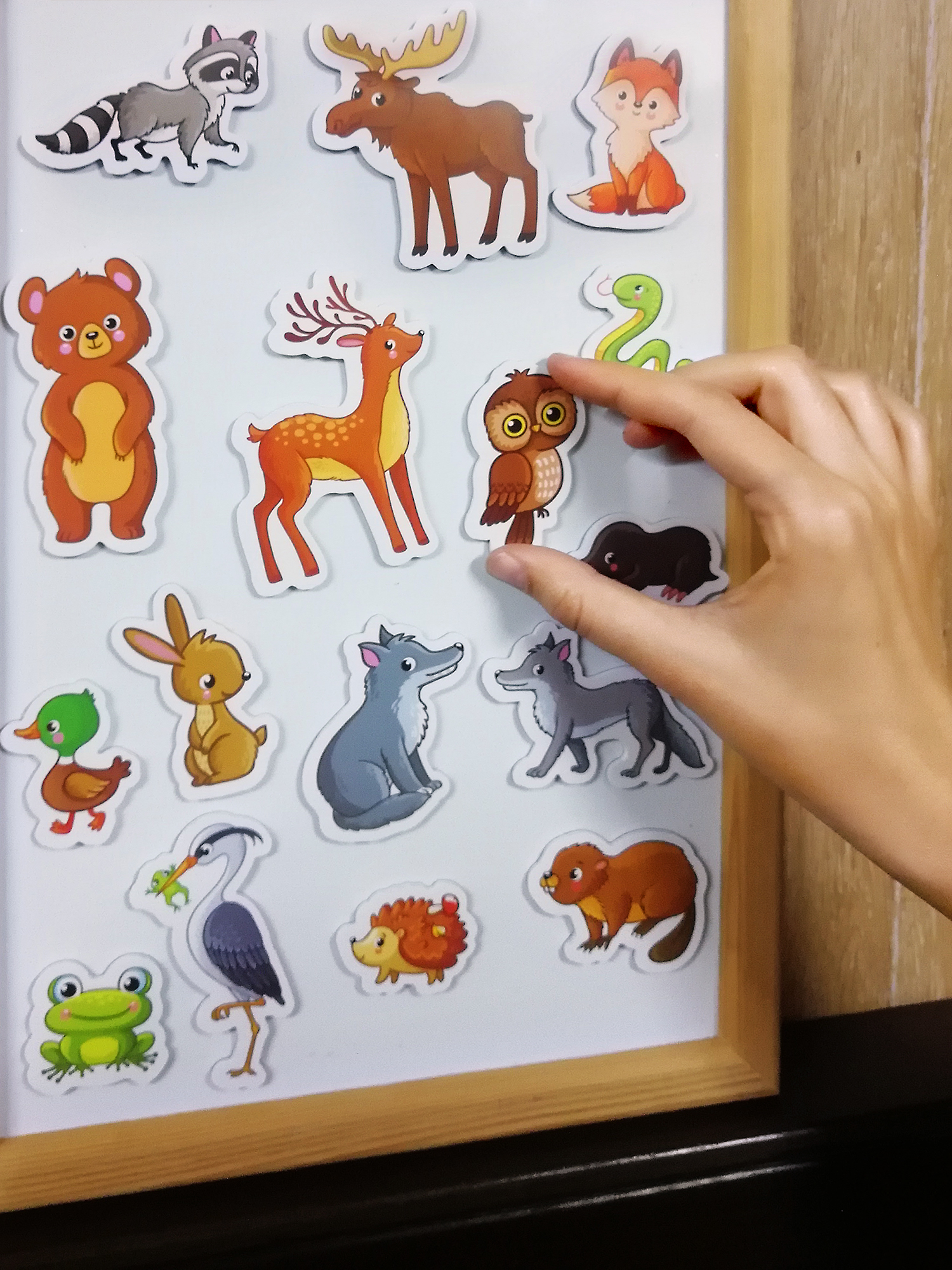 Игры на магнитах Дрофа-Медиа Лесные животные 4232 - фото 7