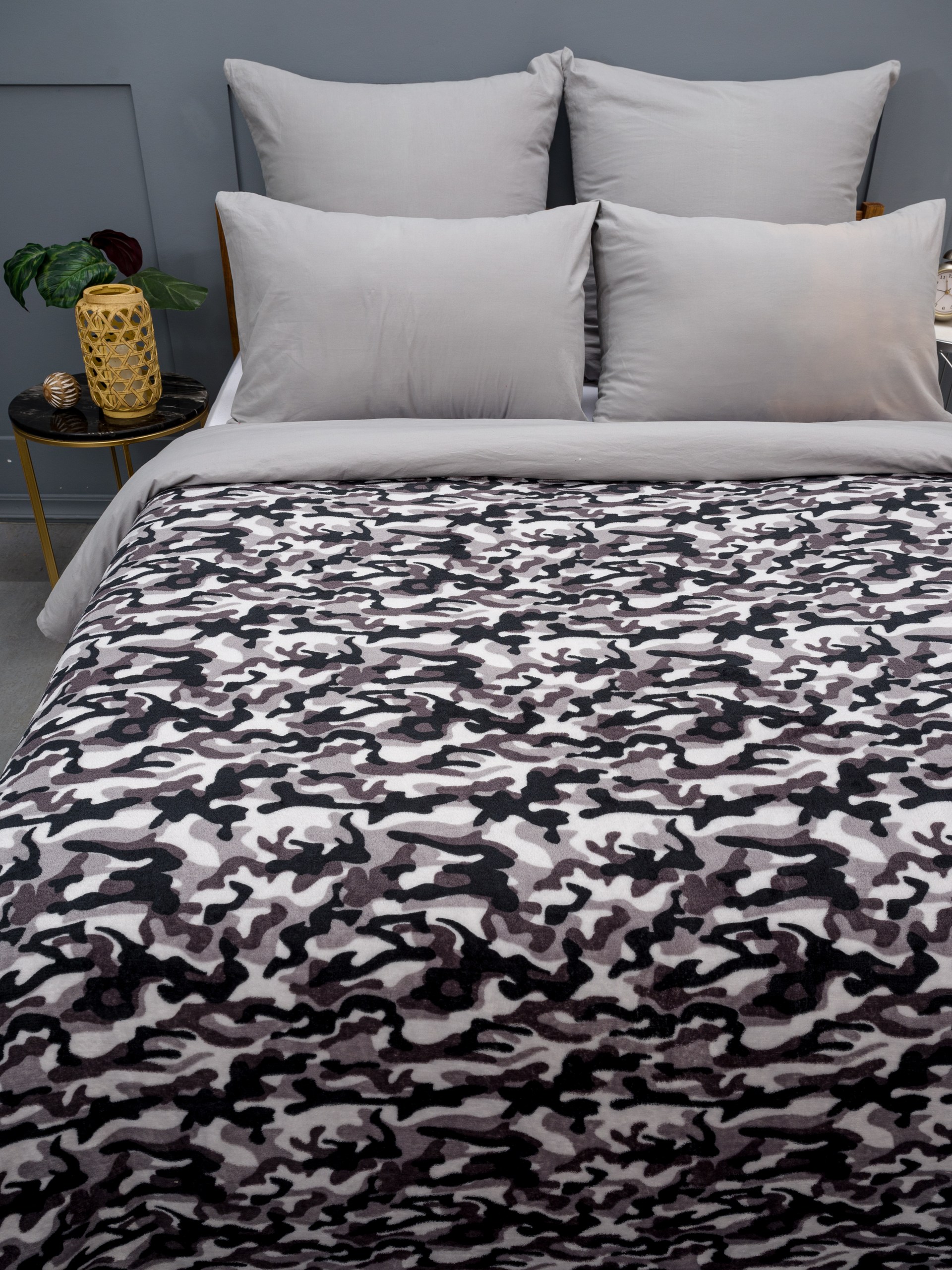 Плед PAVLine Аэро Софт Камуфляж 150 x 200 см - фото 8