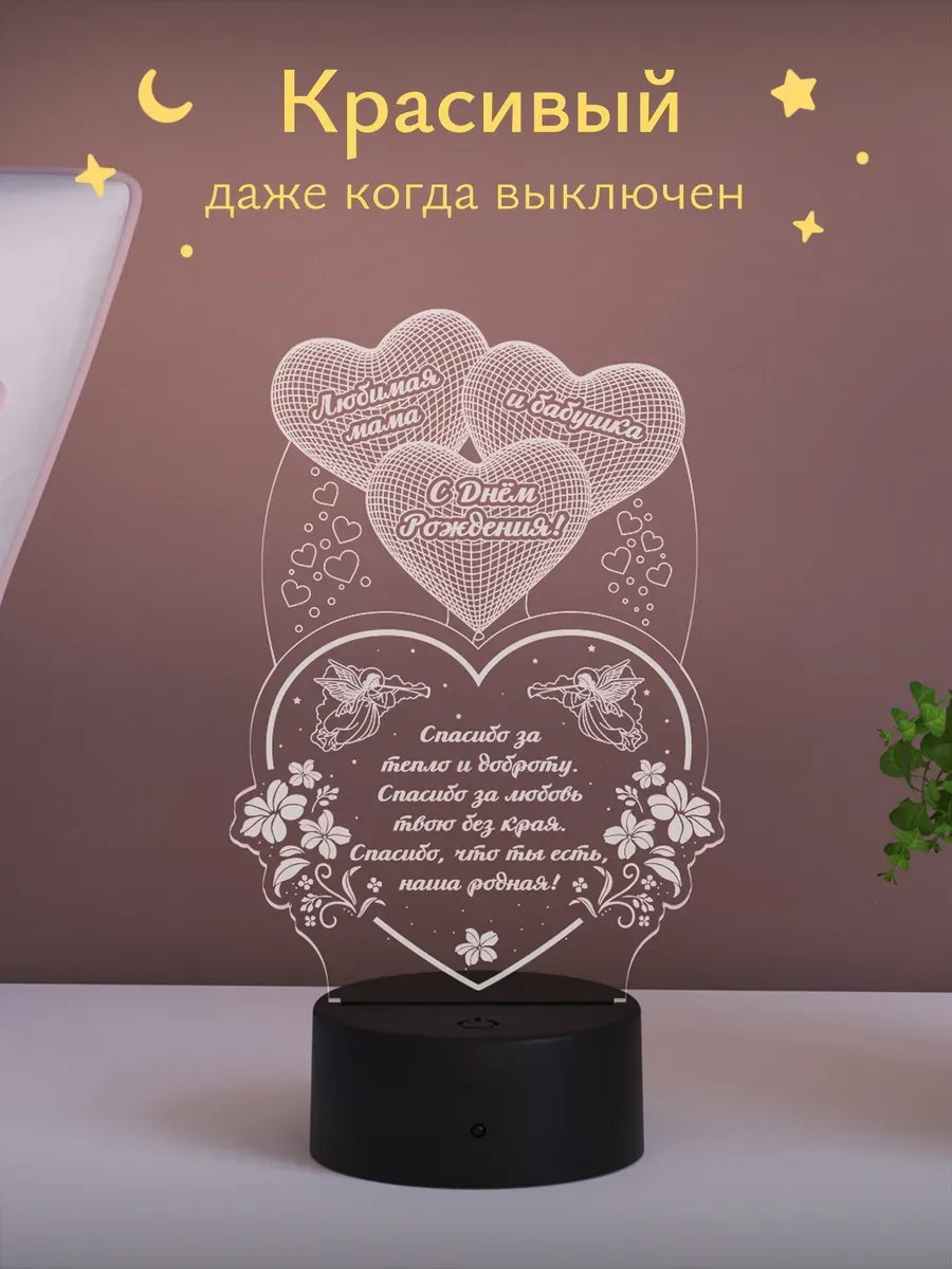 Ночник Светофей бабушке на день рождения - фото 2