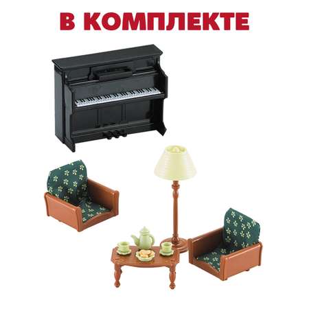 Аксессуар для кукол DDung кресло, кукольная техника, стол