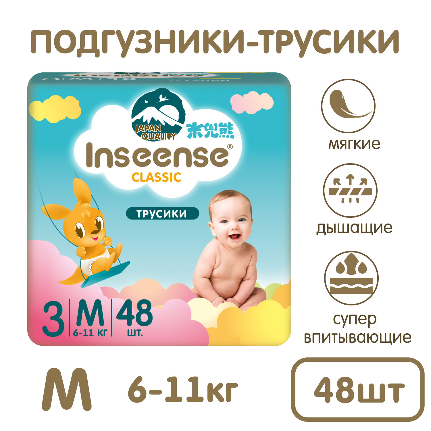 Трусики INSEENSE Classic M 48 шт. - фото 2