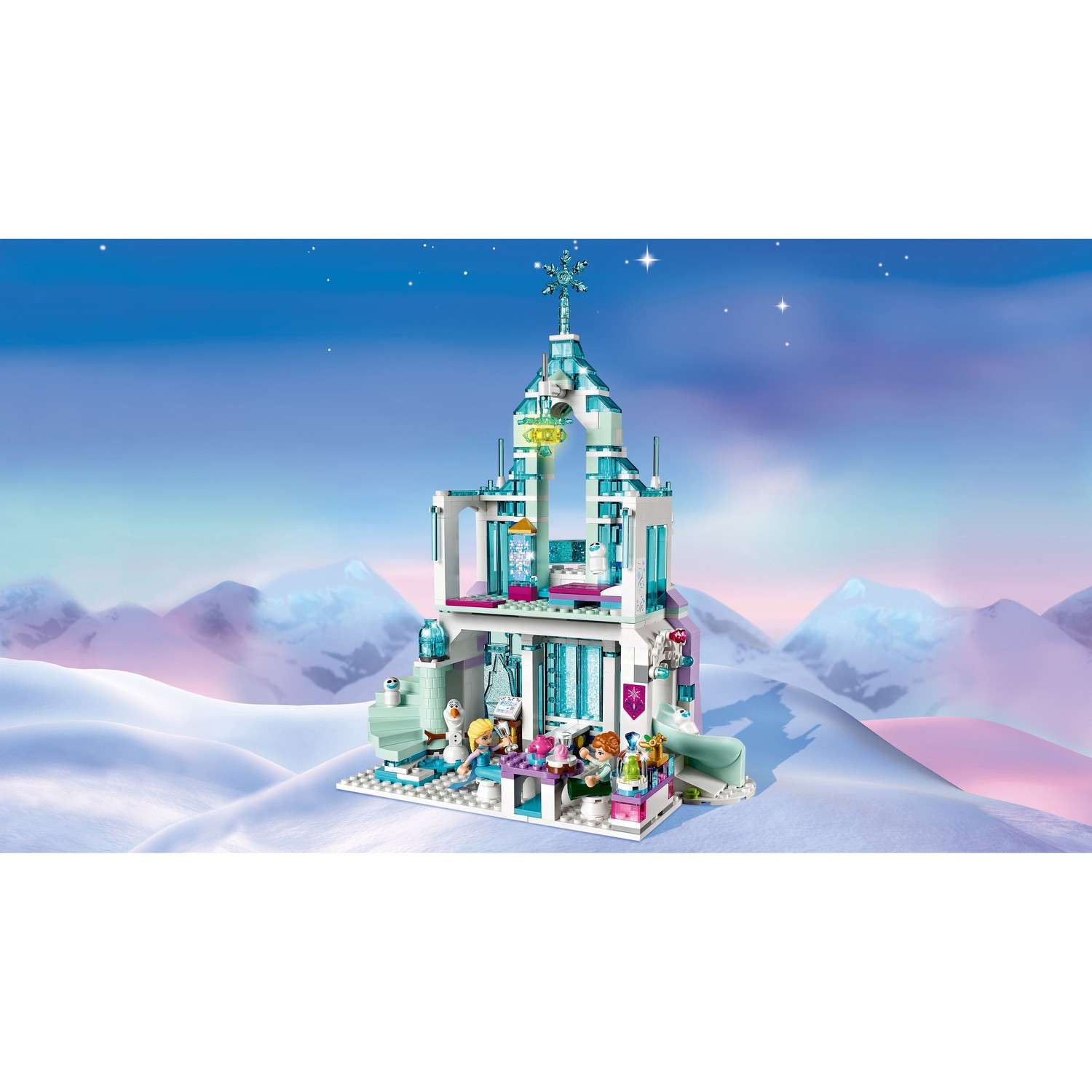 Конструктор LEGO Disney Princess Волшебный ледяной замок Эльзы блочный - фото 6