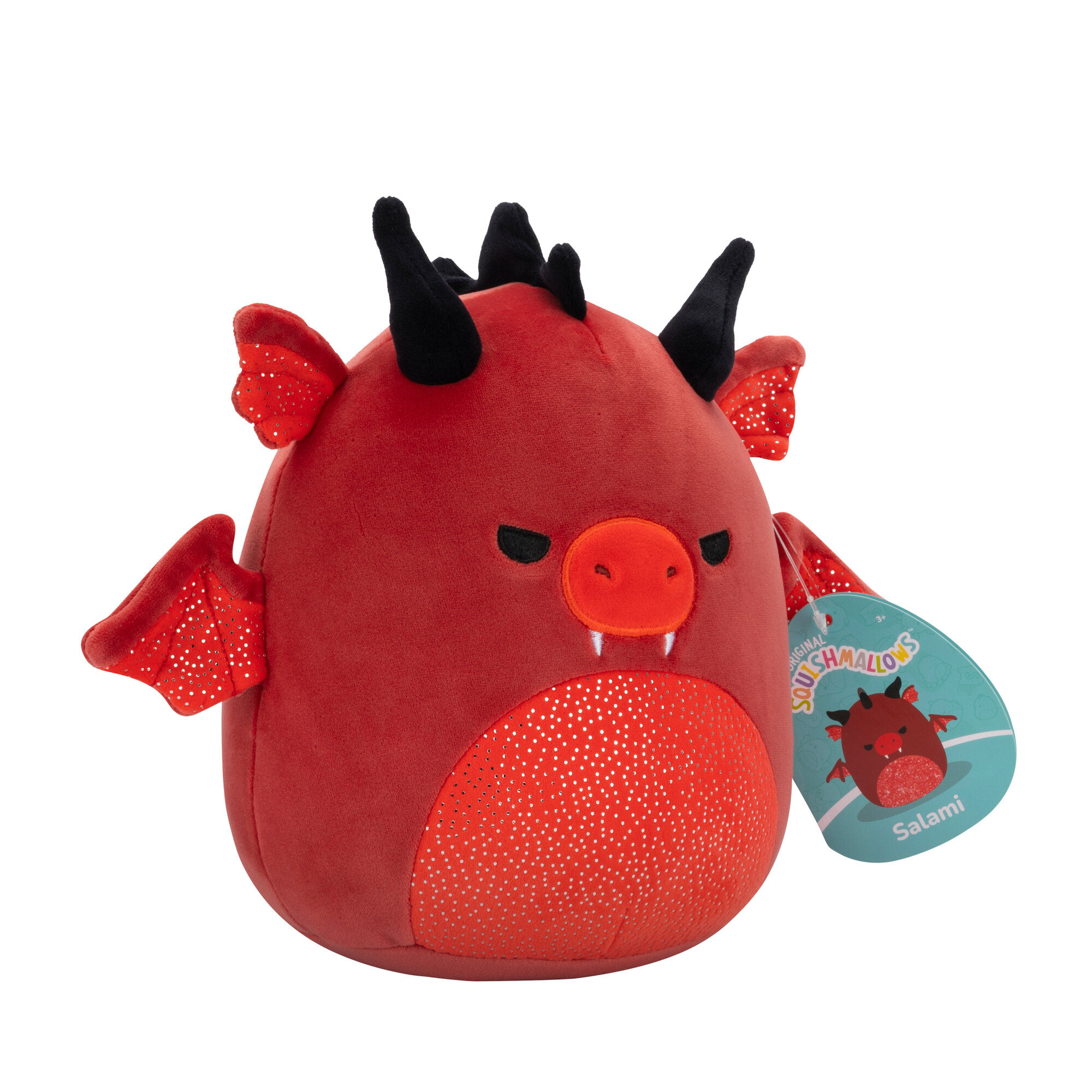 Игрушка мягкая Squishmallows Красный дракон - фото 2