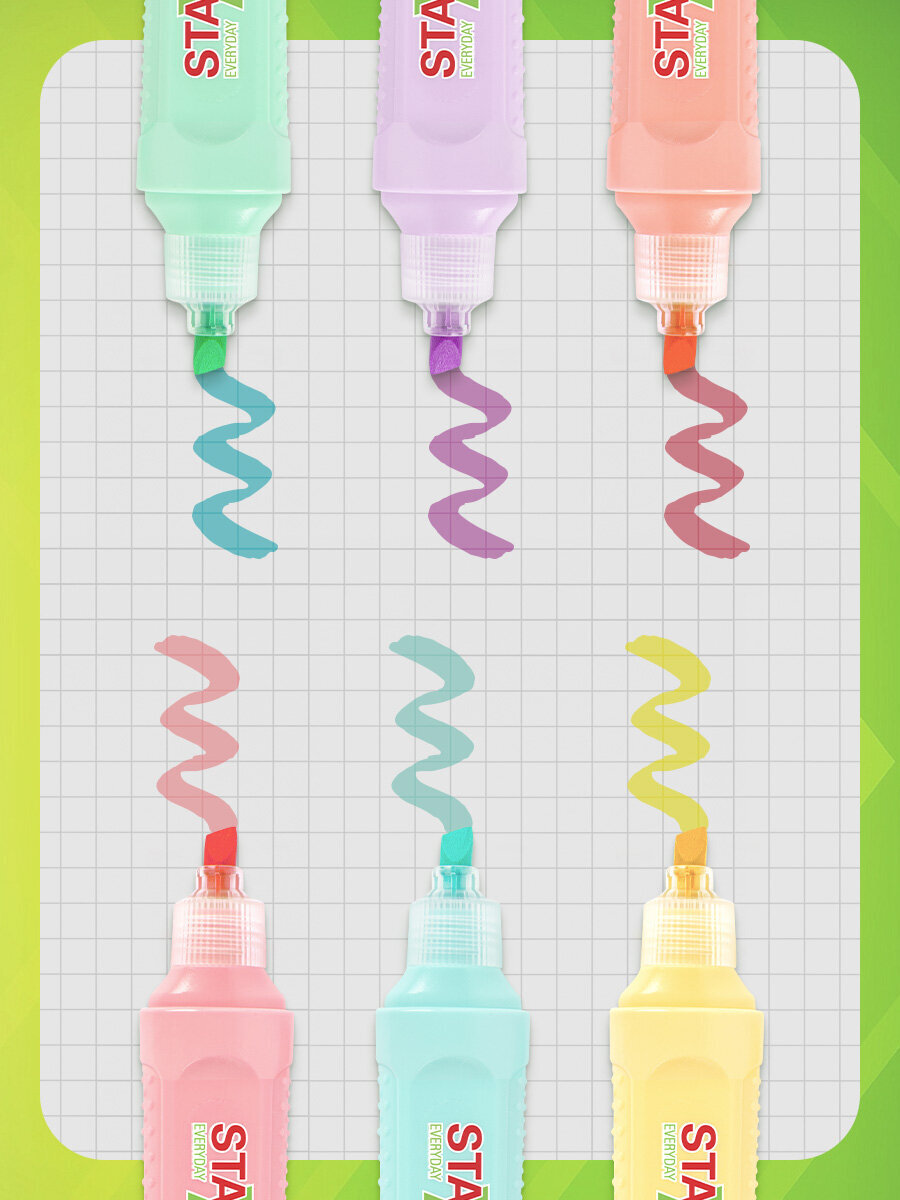 Текстовыделители Staff 6 шт. - фото 4