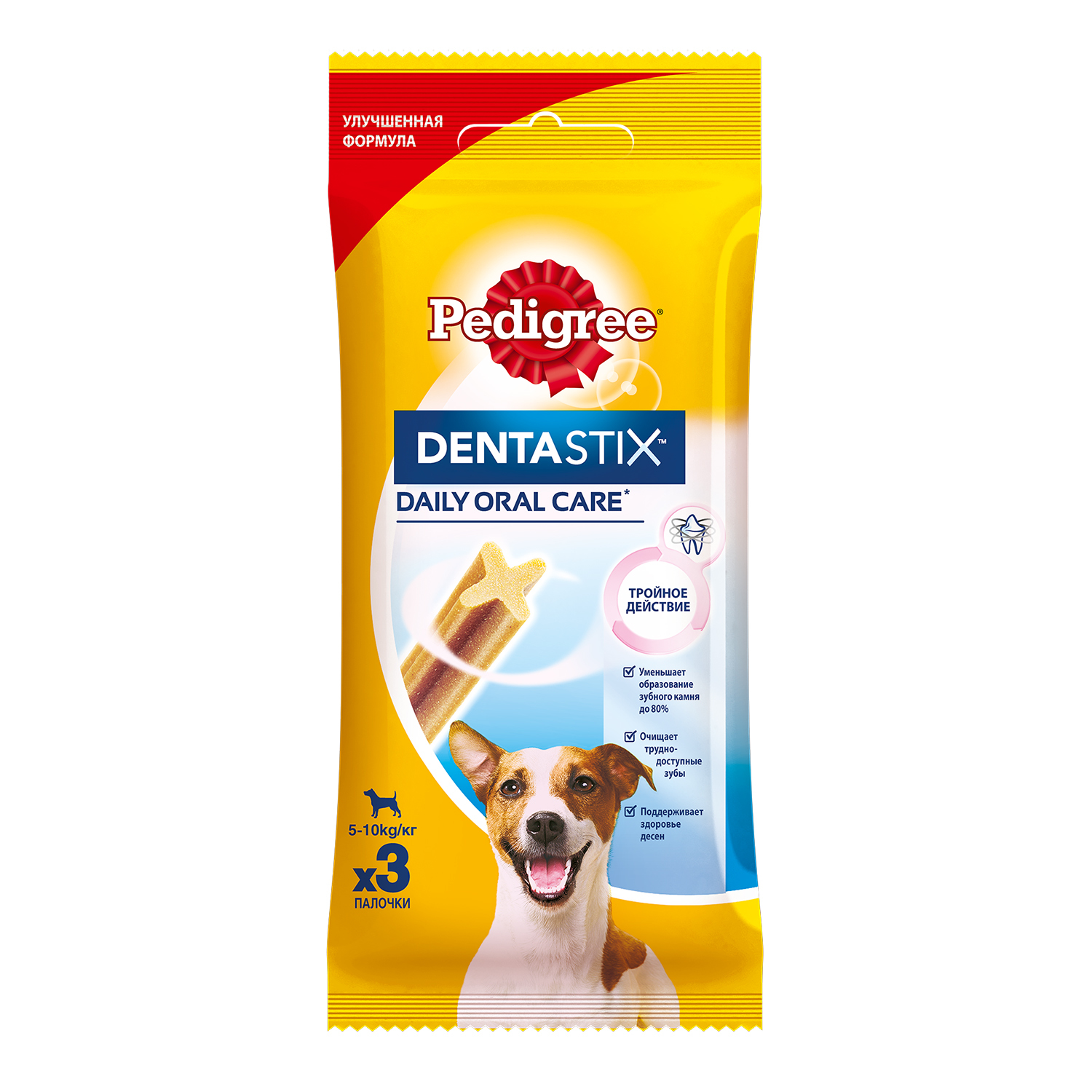 Лакомство для собак Pedigree Dentastix для мелких пород 45г - фото 1