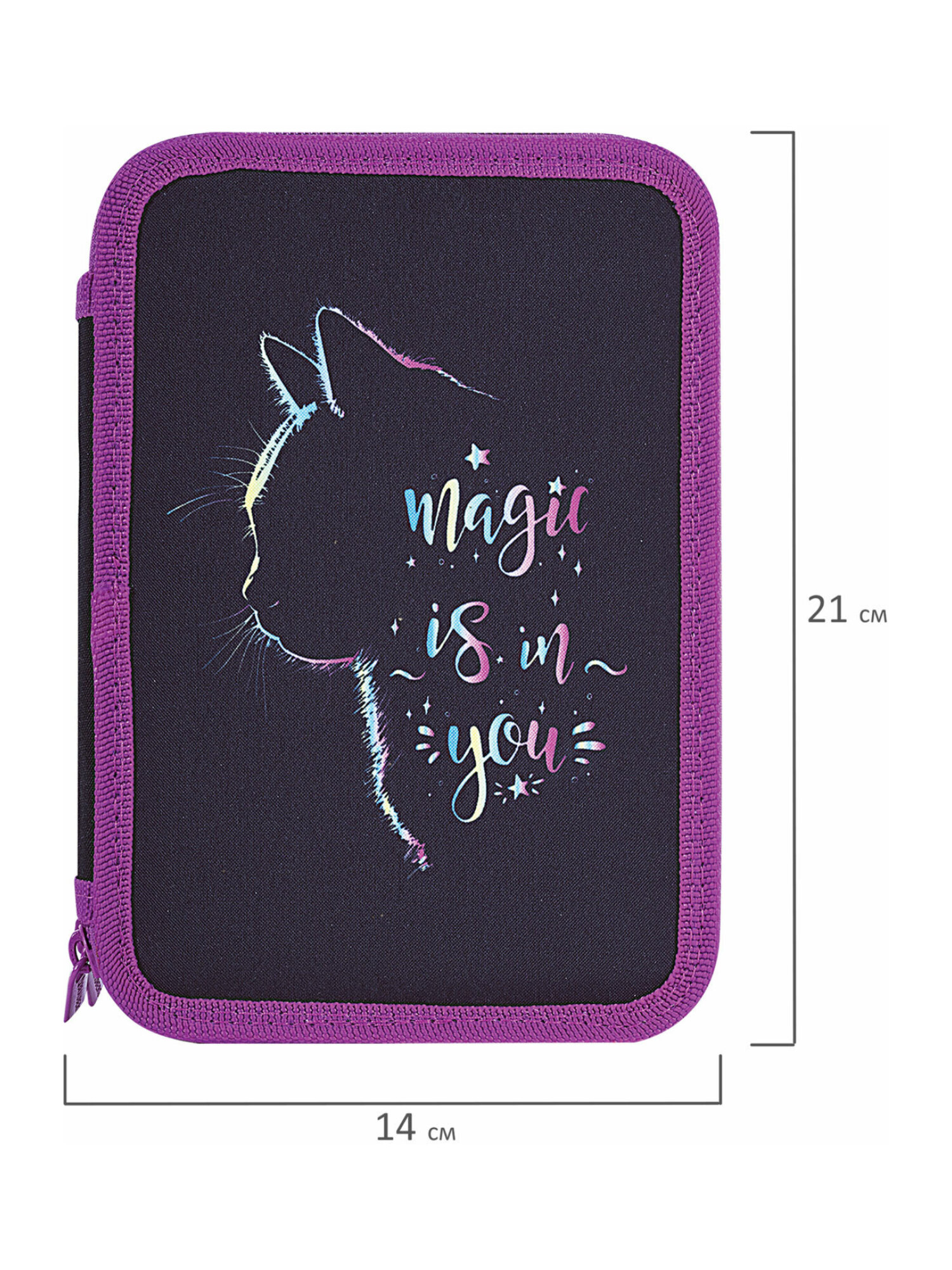 Пенал Brauberg Magic Cat - фото 12