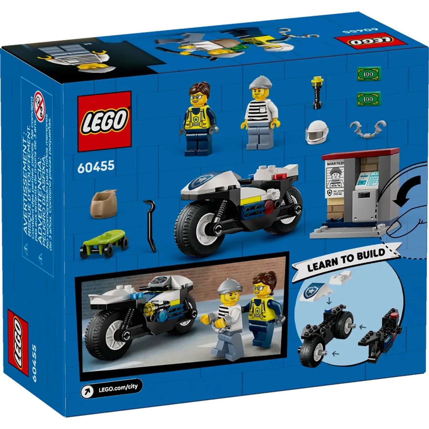 Конструктор LEGO City Погоня блочный - фото 5