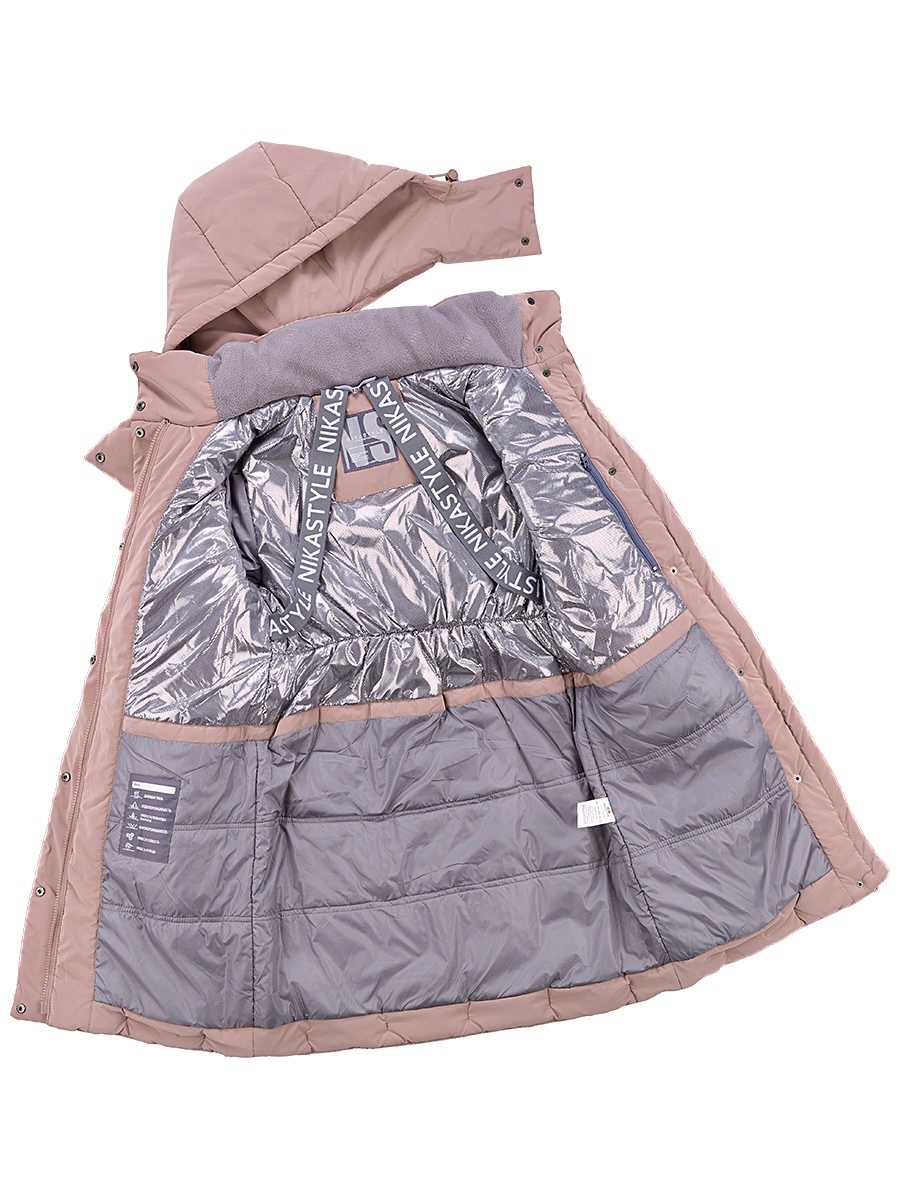 Пальто NIKASTYLE 6з8824 какао - фото 11