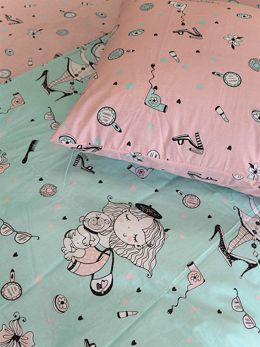 Комплект постельного белья BRAVO kids dreams Мадемуазельки полутораспальный 3 предм. - фото 4