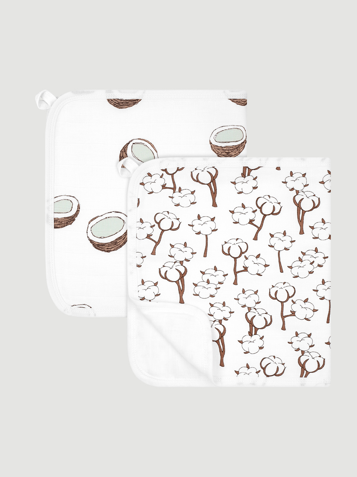 Нагрудник Mjolk текстиль 2 шт. - фото 1