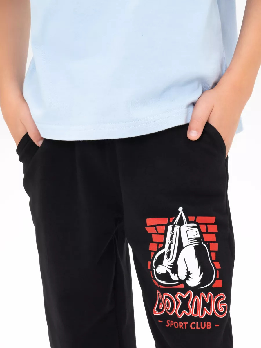 Брюки DANKIDS Брюки трикотажные Боксинг BLE-0021Т Темно-синий - фото 2