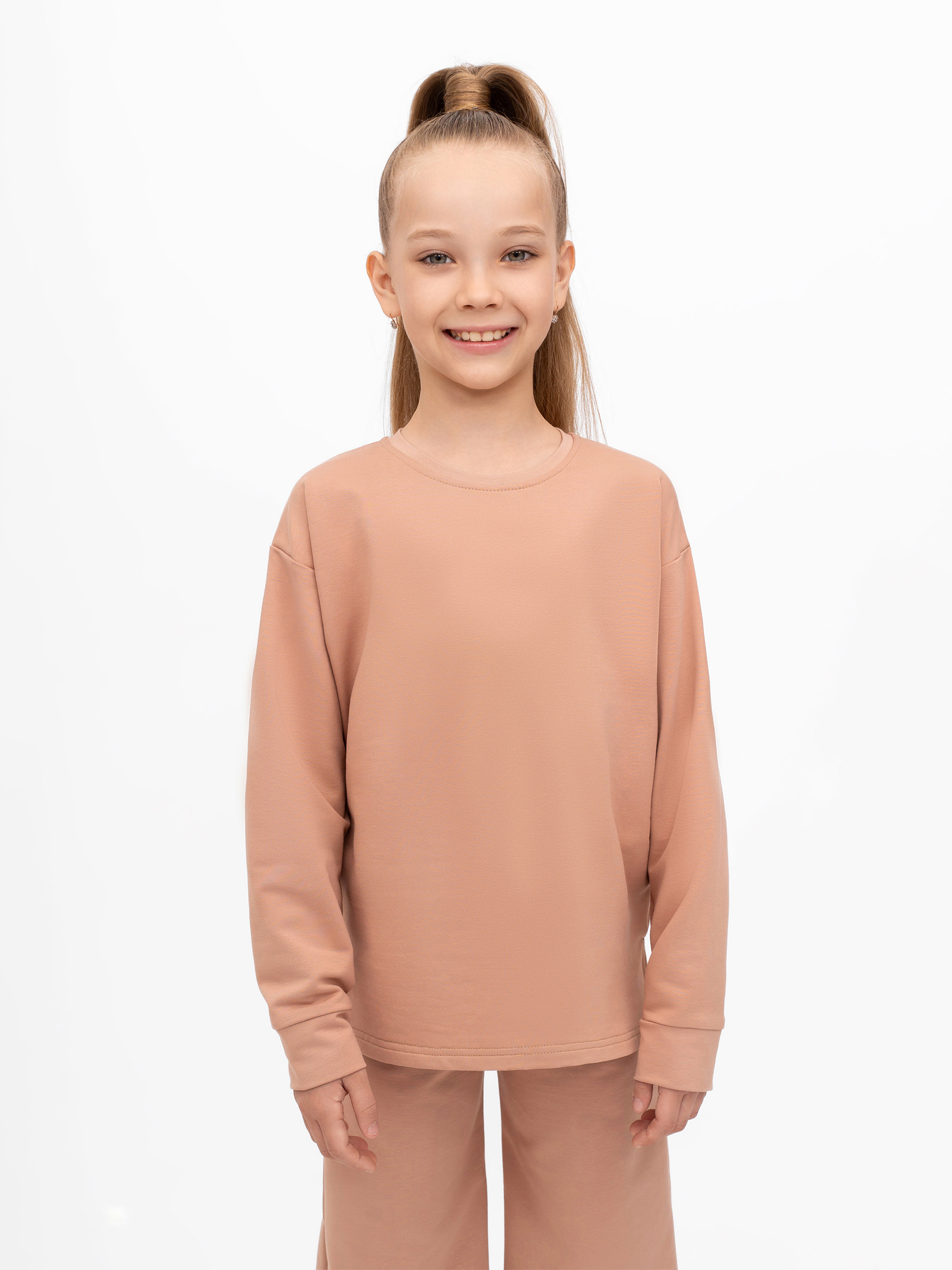 Свитшот и брюки Утенок 7065 капучино - фото 16