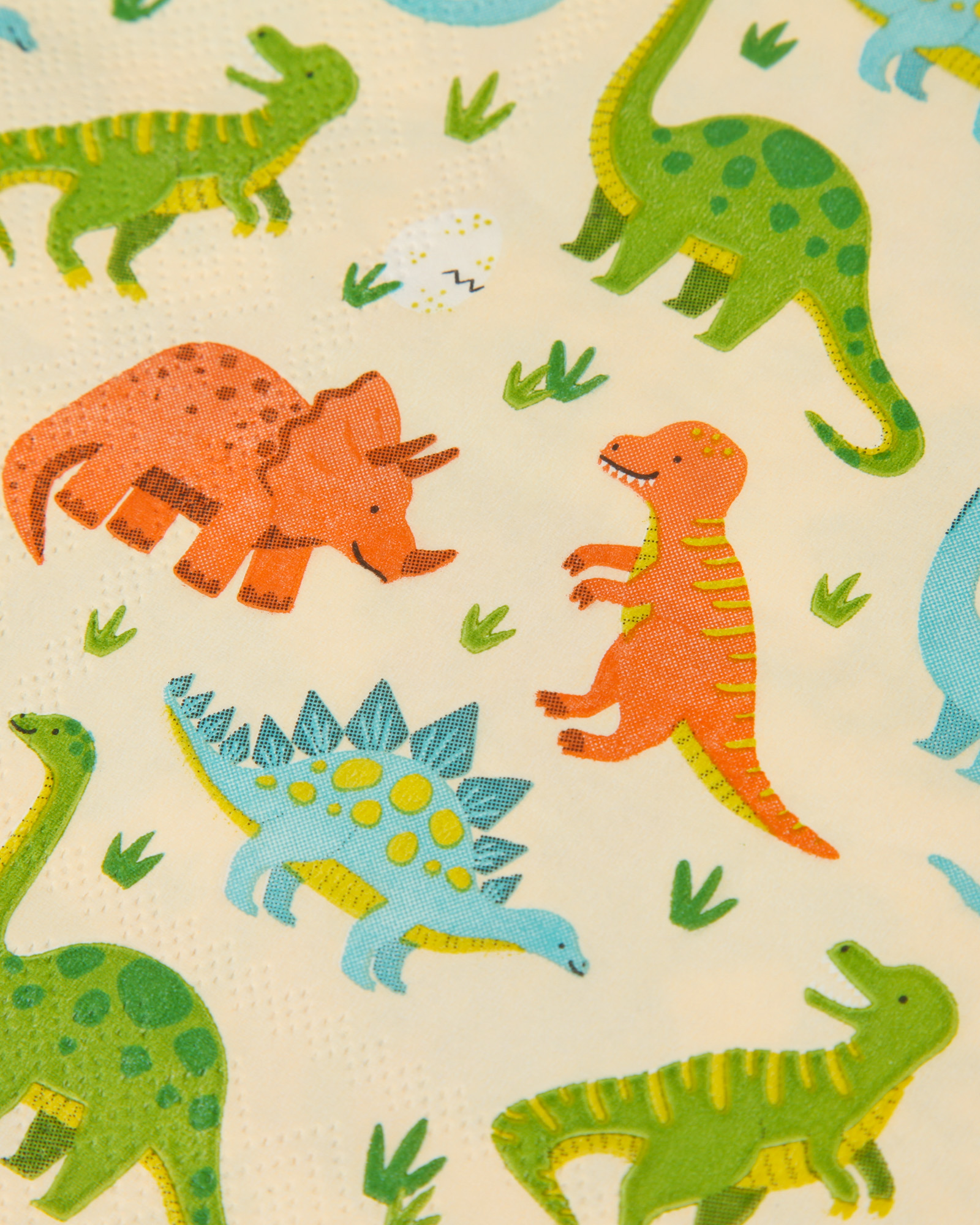 Салфетки Yotoy Динозавры 16шт 3 слоя 33*33см - фото 3