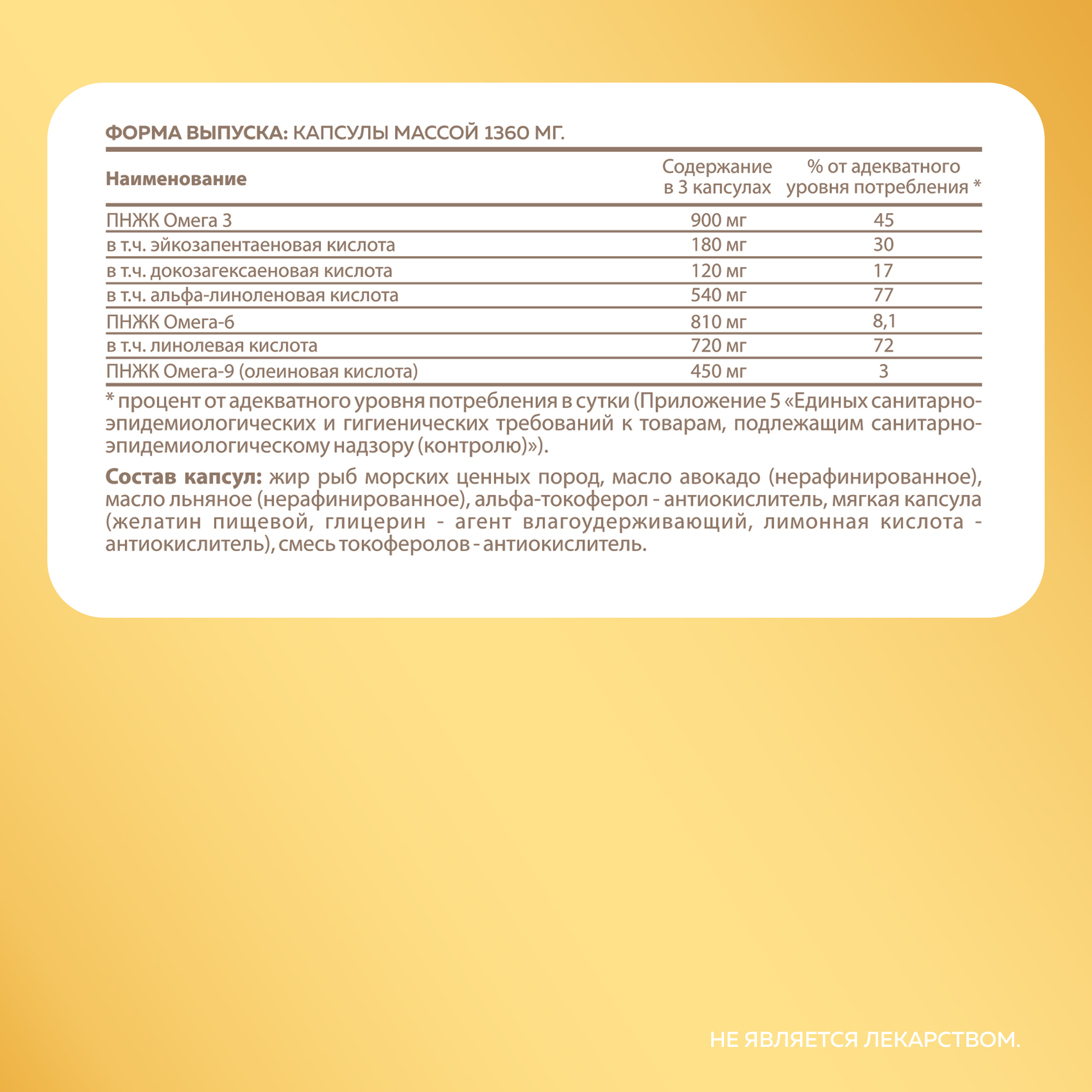 БАД к пище MISHIDO БАД к пище MISHIDO Омега 3-6-9, 180 капсул - фото 5