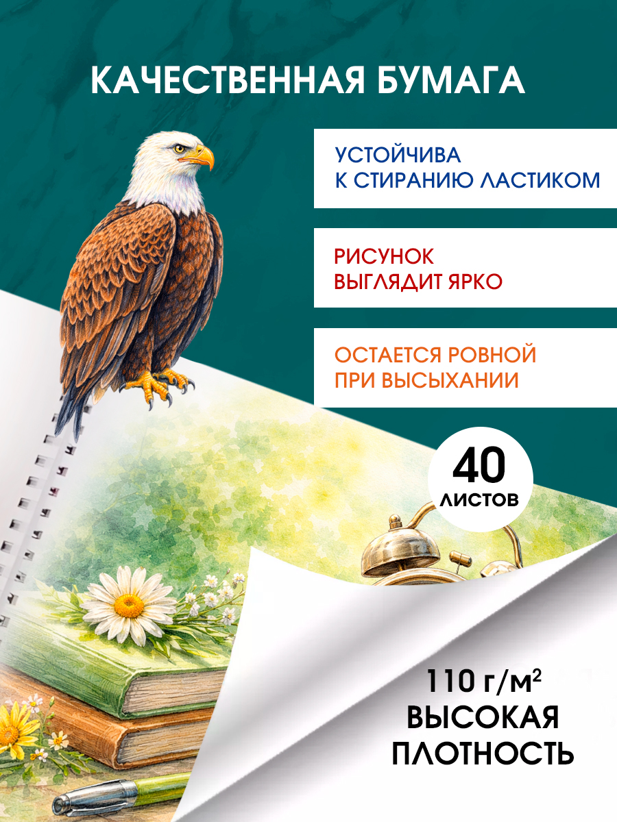 Альбом AXLER А4 40 лист. 2 шт. - фото 2