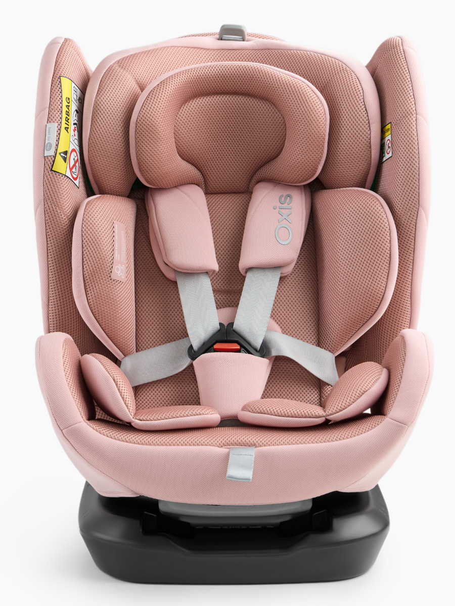 Автокресло Happy Baby Oxis 0+/1/2/3 (0-36 кг) розовый - фото 3