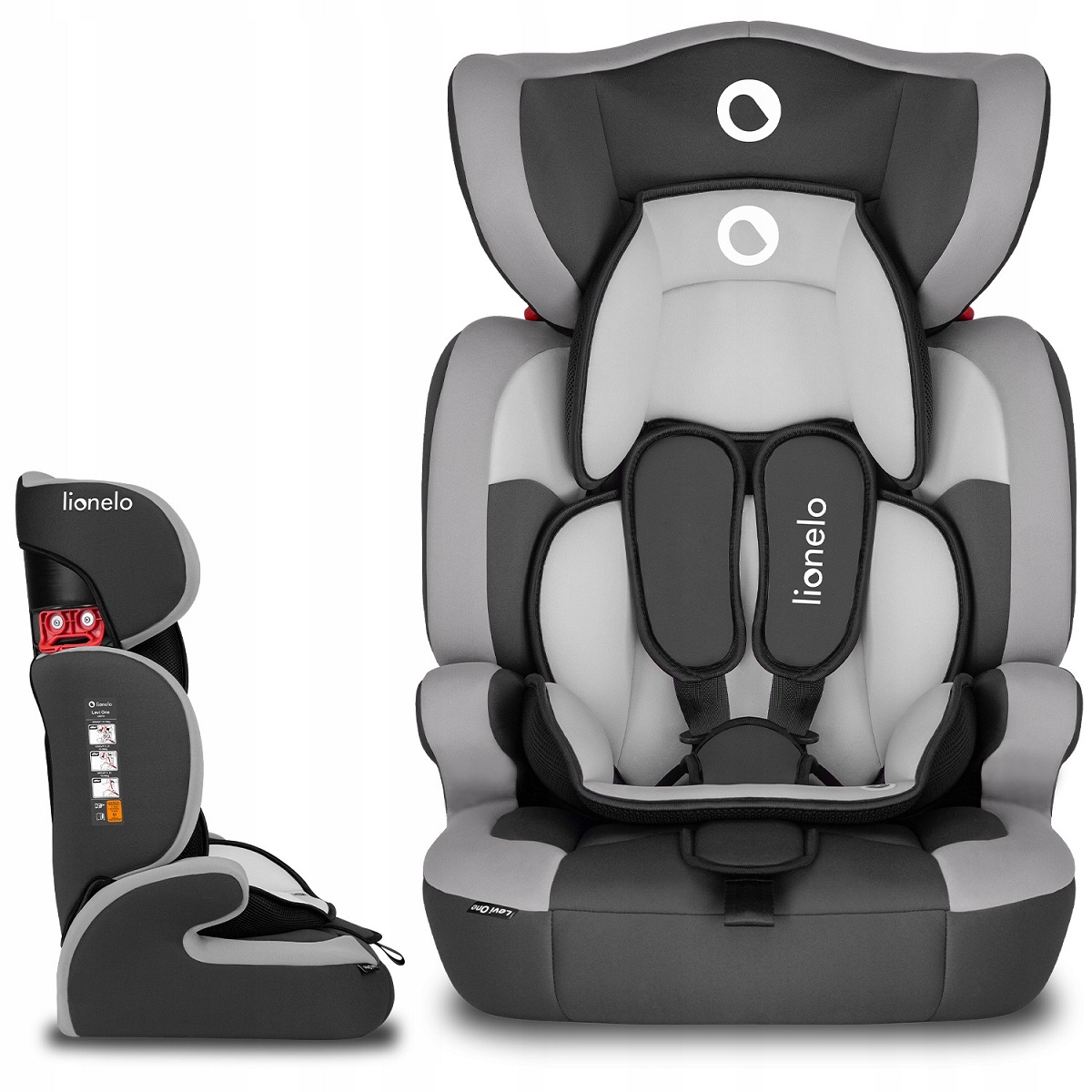 Автокресло Lionelo Levi One grey 1/2/3 (9-36 кг) - фото 2