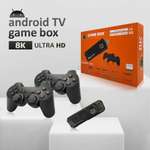 Игровая приставка со Смарт ТВ 2 в 1 CASTLELADY Game Stick Box и Android TV 5 G