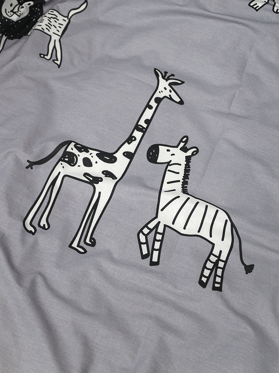 Комплект постельного белья BRAVO kids dreams Мадагаскар простыня на резинке полутораспальный 3 предм. - фото 10