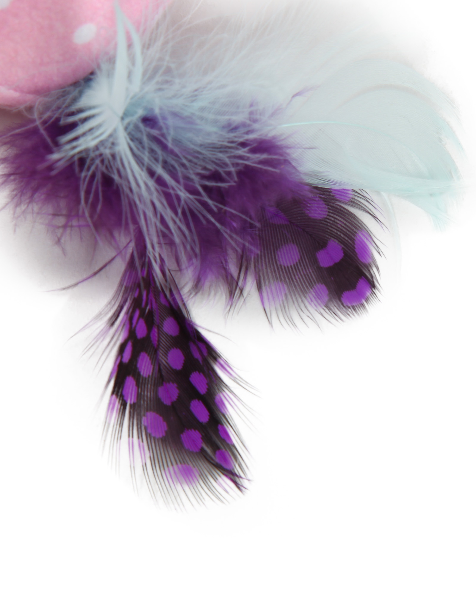 Игрушка для кошек Barbaks Мышь Пухляш розовая с кошачьей мятой 10см - фото 5