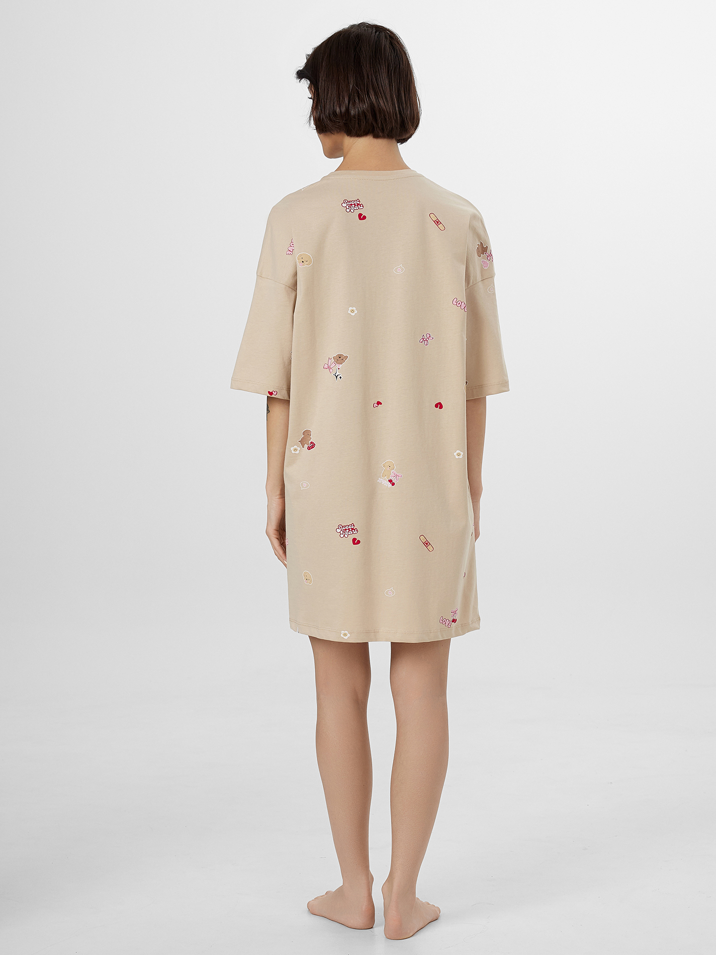 Сорочка ночная Mark Formelle (Марк Формэль) 512079/собачки на песочном - фото 2