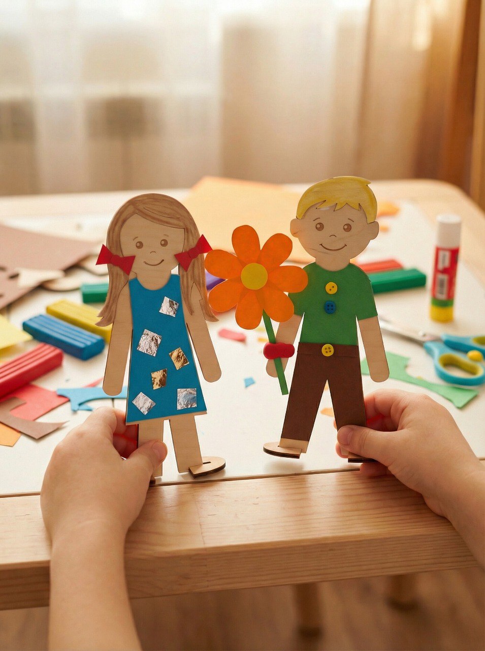 Набор для творчества HappyLine аппликация Креативные человечки - фото 7