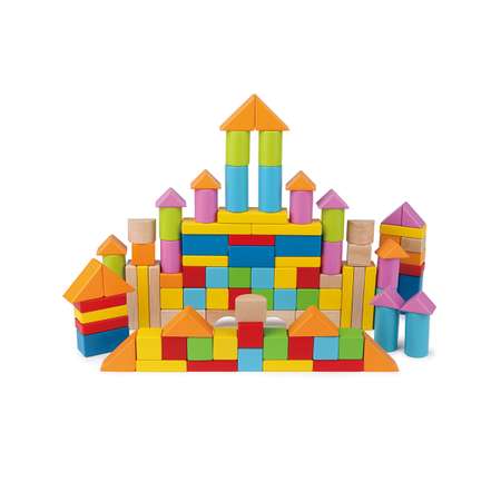 Конструктор Hape Кубики деревянный 101 дет.