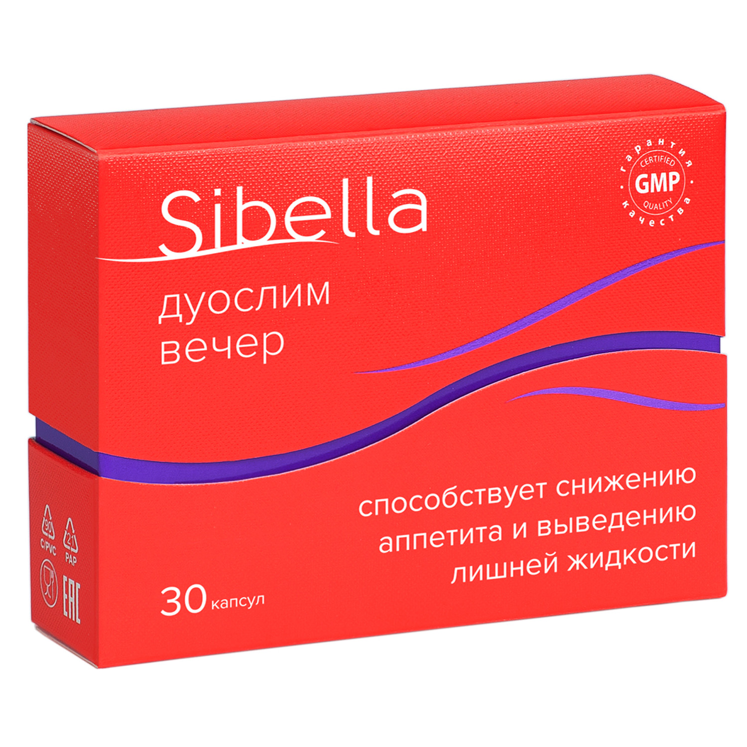 Биологически активная добавка Sibella Дуослим вечер 0.3г*30капсул - фото 1