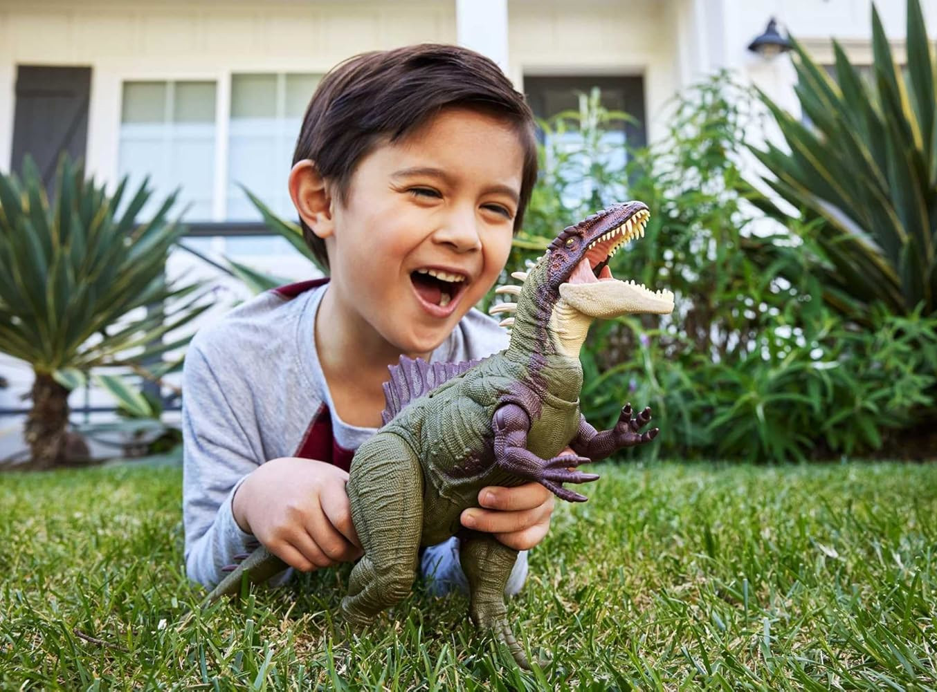 Фигурка Jurassic World Боевой рев Беклспинакса - фото 6