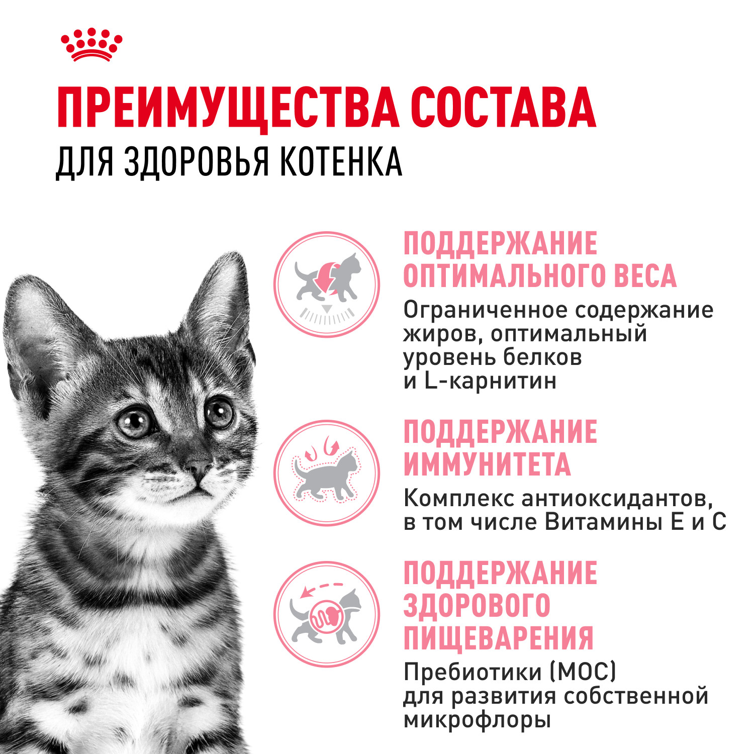 Корм сухой для котят ROYAL CANIN Sterilised 400г стерилизованных - фото 3