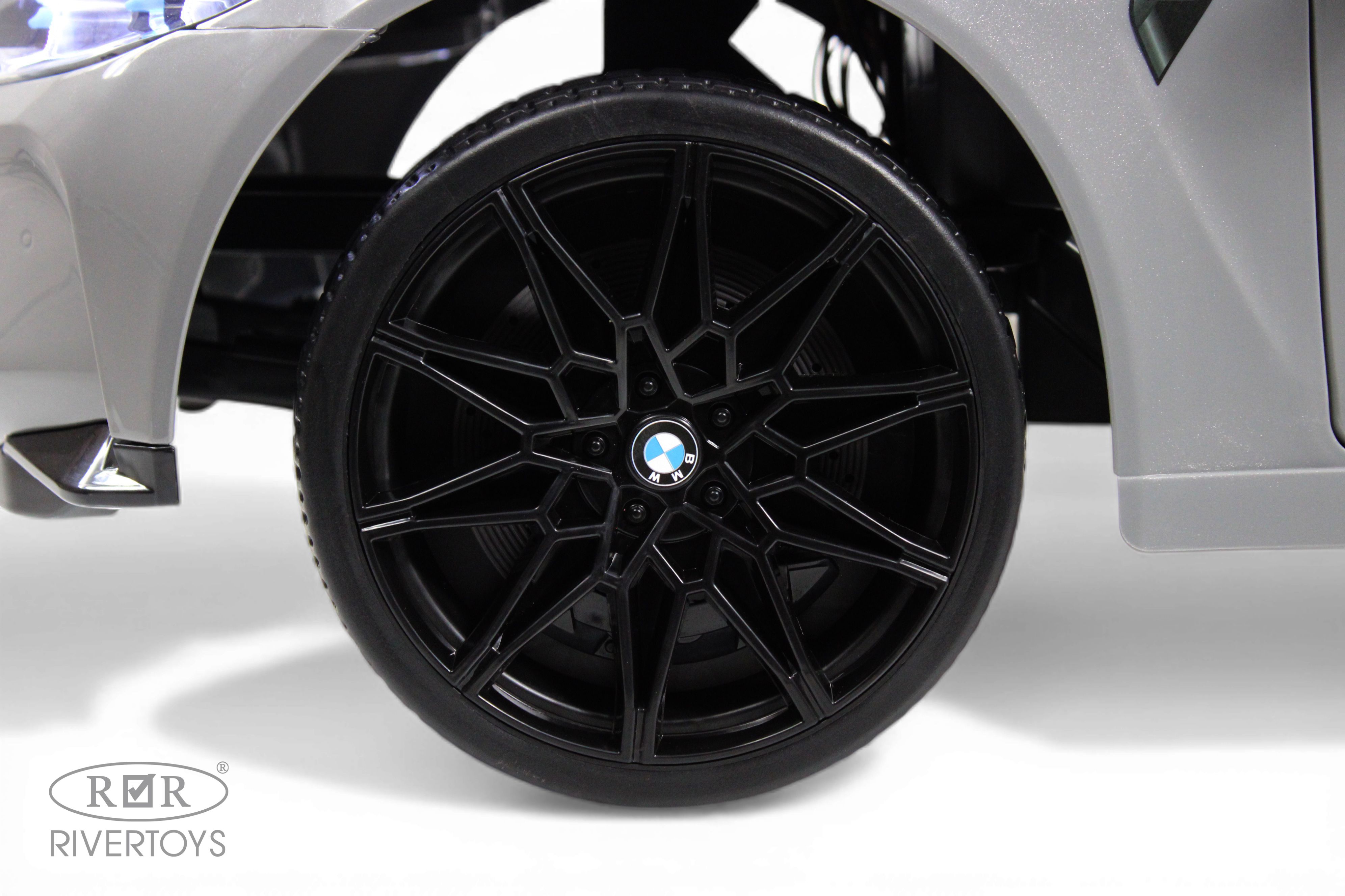 Электромобиль RIVERTOYS BMW A004AA-BMW-GREY С пультом ДУ - фото 15