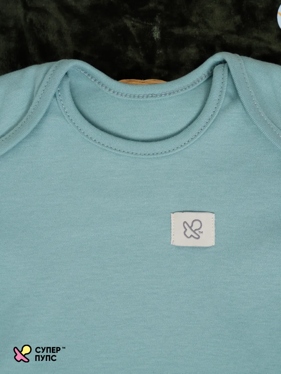 Боди 3 шт Супер Пупс нбр/3пр/бд/коррук/полоска/рыбки - фото 12