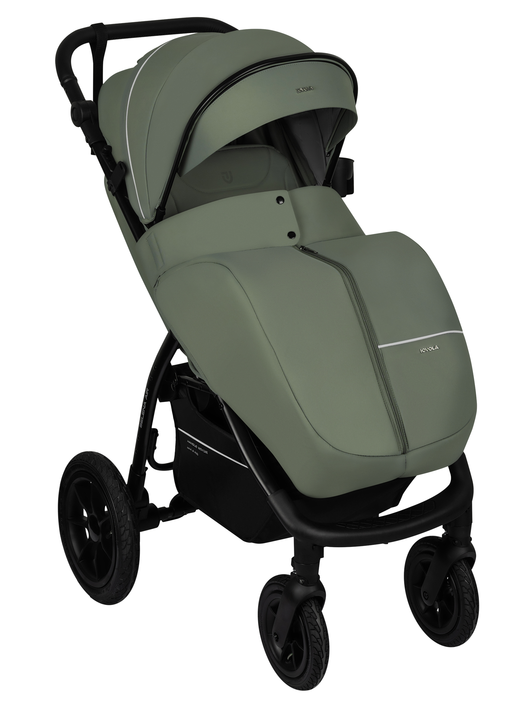 Коляска прогулочная JOVOLA Selena Air new зеленый - фото 5
