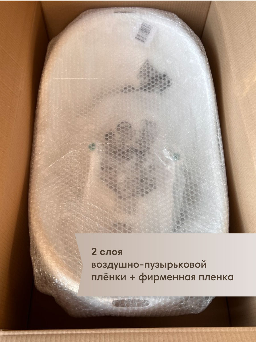 Ванночка OLANT BABY с горкой белый - фото 10